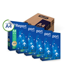 Caixa de Papel Sulfite A4 75g 5.000 Folhas Premium - Report